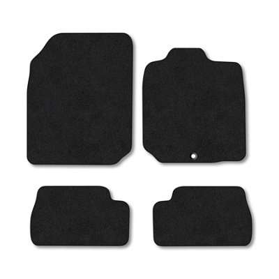 Car Mat Co Nissan Micra (2003-2010) Premium Car Mats Tufted-Pile Carpet Black Trim Tailored Fit Car Accessories Durable Set from B&Q