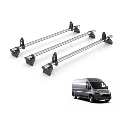 B&Q -  Roof Rack For Toyota Proace Max (2024+) 3X Steel Roof BarsKammbar FleetIa3Fl