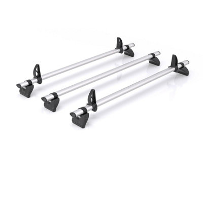 B&Q -  Roof Rack For Toyota Proace (2024+) 3X Aluminium Roof BarsKammbar ProJc3Pr