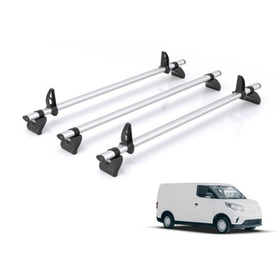 B&Q -  Roof Rack For Maxus E-Deliver 3 (2021+) 3X Aluminium Roof Bars (Only Fits Swb (L1) Wheelbase)Kammbar ProXd3Pr