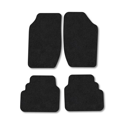 B&Q -  Alfa Romeo 164 (1988-1998) Premium Car Mats Tufted-Pile Carpet Black Trim Tailored Fit Car Accessories Durable Set