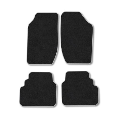 B&Q -  Alfa Romeo 164 (1988-1998) Premium Car Mats Tufted-Pile Carpet Grey Trim Tailored Fit Car Accessories Durable Set