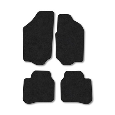 B&Q -  Alfa Romeo 155 (1992-1998) Premium Car Mats Tufted-Pile Carpet Black Trim Tailored Fit Car Accessories Durable Set