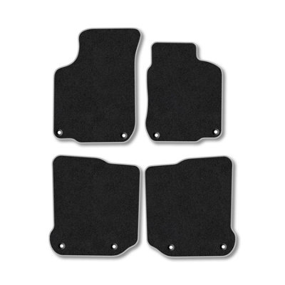 Car Mat Co Skoda Octavia (1998-2004) Premium Car Mats Tufted-Pile Carpet Grey Trim Tailored Fit Car Accessories Durable Set from B&Q