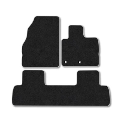 Car Mat Co Renault Scenic (2009-2016) Premium Car Mats Tufted-Pile Carpet Grey Trim Tailored Fit Car Accessories Durable Set from B&Q