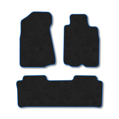 Car Mat Co Honda Cr-V (2002-2006) Premium Car Mats Tufted-Pile Carpet Blue Trim Tailored Fit Car Accessories Durable Set from B&Q