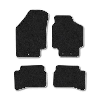 Car Mat Co Kia Rio (2005-2010) Premium Car Mats Tufted-Pile Carpet Grey Trim Tailored Fit Car Accessories Durable Set