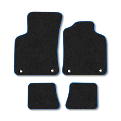 Car Mat Co Audi Tt (1996-2006) Premium Car Mats Tufted-Pile Carpet Blue Trim Tailored Fit Car Accessories Durable Set from B&Q