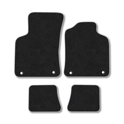 Car Mat Co Audi Tt (1996-2006) Premium Car Mats Tufted-Pile Carpet Grey Trim Tailored Fit Car Accessories Durable Set from B&Q