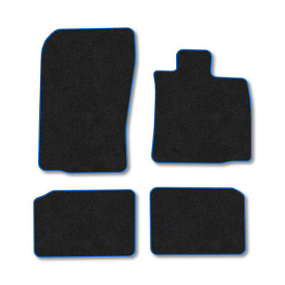 Car Mat Co Mini Countryman (2010-2016) (R60) Premium Car Mats Tufted-Pile Carpet Blue Trim Tailored Fit Car Accessories Durable Set from B&Q