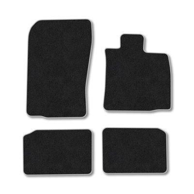 Car Mat Co Mini Countryman (2010-2016) (R60) Premium Car Mats Tufted-Pile Carpet Grey Trim Tailored Fit Car Accessories Durable Set from B&Q