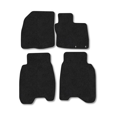 Car Mat Co Honda Civic (2006-2008) Premium Car Mats Tufted-Pile Carpet Black Trim Tailored Fit Car Accessories Durable Set from B&Q