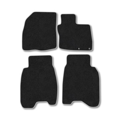 Car Mat Co Honda Civic (2006-2008) Premium Car Mats Tufted-Pile Carpet Grey Trim Tailored Fit Car Accessories Durable Set from B&Q