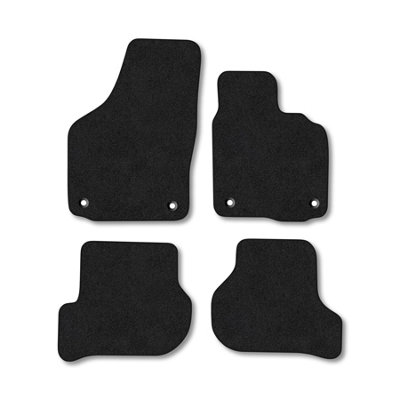 Car Mat Co Vw Scirocco (2008-2017) Premium Car Mats Tufted-Pile Carpet Black Trim Tailored Fit Car Accessories Durable Set from B&Q