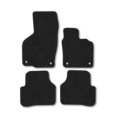 Car Mat Co Vw Passat (2005-2015) (Cc) Premium Car Mats Tufted-Pile Carpet Black Trim Tailored Fit Car Accessories Durable Set from B&Q