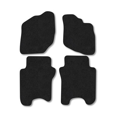 Car Mat Co Honda Jazz (2002-2008) Premium Car Mats Tufted-Pile Carpet Black Trim Tailored Fit Car Accessories Durable Set from B&Q
