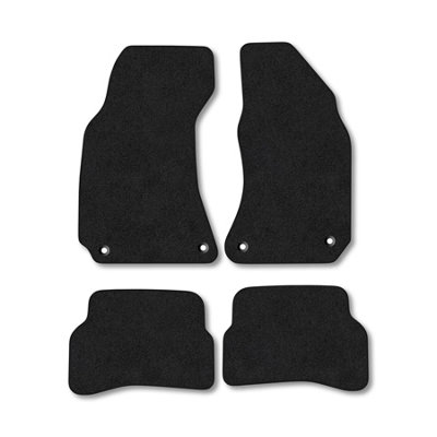 Car Mat Co Vw Passat (1996-2005) Premium Car Mats Tufted-Pile Carpet Black Trim Tailored Fit Car Accessories Durable Set from B&Q