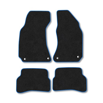 Car Mat Co Vw Passat (1996-2005) Premium Car Mats Tufted-Pile Carpet Blue Trim Tailored Fit Car Accessories Durable Set from B&Q