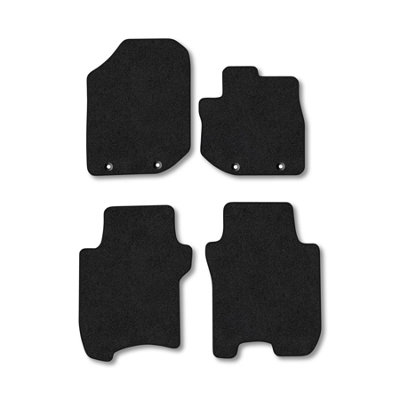 Car Mat Co Honda Jazz (2011-2015) Premium Car Mats Tufted-Pile Carpet Black Trim Tailored Fit Car Accessories Durable Set from B&Q
