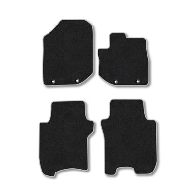 Car Mat Co Honda Jazz (2011-2015) Premium Car Mats Tufted-Pile Carpet Grey Trim Tailored Fit Car Accessories Durable Set from B&Q