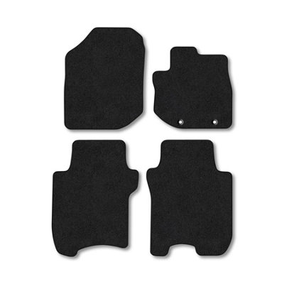 Car Mat Co Honda Jazz (2008-2011) Premium Car Mats Tufted-Pile Carpet Black Trim Tailored Fit Car Accessories Durable Set from B&Q