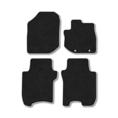 Car Mat Co Honda Jazz (2008-2011) Premium Car Mats Tufted-Pile Carpet Grey Trim Tailored Fit Car Accessories Durable Set from B&Q