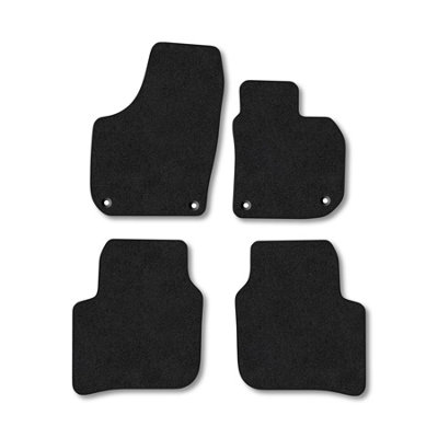 Car Mat Co Skoda Superb (2008-2015) Premium Car Mats Tufted-Pile Carpet Black Trim Tailored Fit Car Accessories Durable Set from B&Q