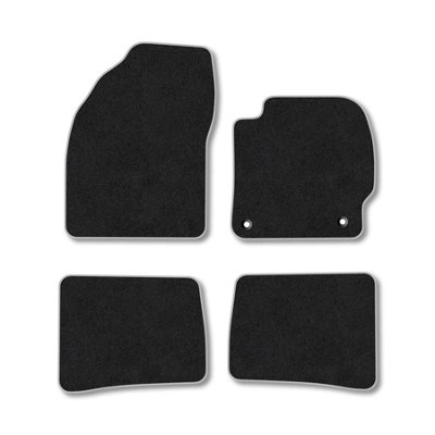Car Mat Co Toyota Prius (2012-2016) Premium Car Mats Tufted-Pile Carpet Grey Trim Tailored Fit Car Accessories Durable Set from B&Q