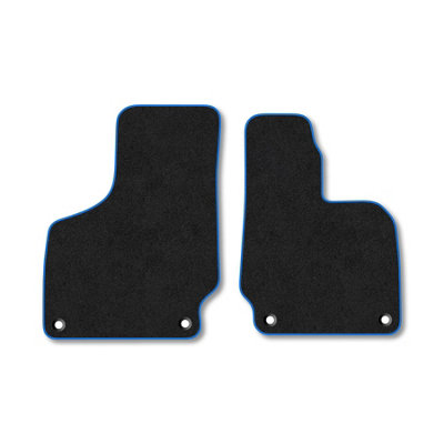 Car Mat Co Audi Tt (2006-2014) Premium Car Mats Tufted-Pile Carpet Blue Trim Tailored Fit Car Accessories Durable Set from B&Q