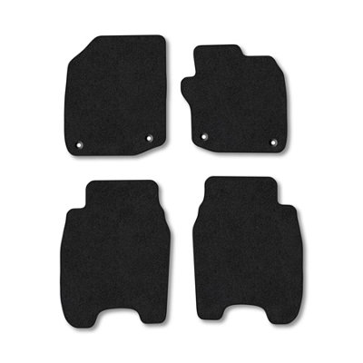 Car Mat Co Honda Civic (2012-2017) Premium Car Mats Tufted-Pile Carpet Black Trim Tailored Fit Car Accessories Durable Set from B&Q
