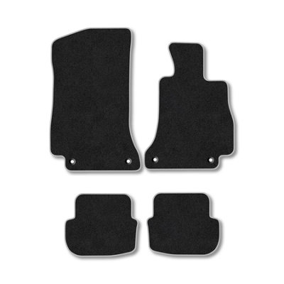 Car Mat Co Mercedes C-Class (2014-2021) (C205 A205) (Coupe  Cabriolet) Premium Tufted Carpet Car Mats Grey Trim(Carpet) from B&Q