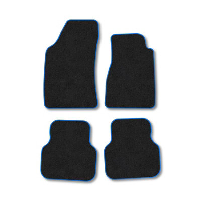 Car Mat Co Audi 80 (1991-1995) (Saloon) Premium Car Mats Tufted-Pile Carpet Blue Trim Tailored Fit Car Accessories Durable Set from B&Q