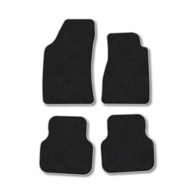 Car Mat Co Audi 80 (1991-1995) (Saloon) Premium Car Mats Tufted-Pile Carpet Grey Trim Tailored Fit Car Accessories Durable Set from B&Q