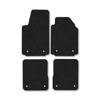 Car Mat Co Audi A2 (1996-2006) Premium Car Mats Tufted-Pile Carpet Black Trim Tailored Fit Car Accessories Durable Set from B&Q