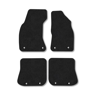 Car Mat Co Audi A4 Avant (1995-2002) Premium Car Mats Tufted-Pile Carpet Black Trim Tailored Fit Car Accessories Durable Set from B&Q