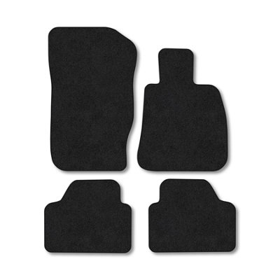 B&Q -  Chrysler 300C (2006-2011) Premium Car Mats Tufted-Pile Carpet Black Trim Tailored Fit Car Accessories Durable Set