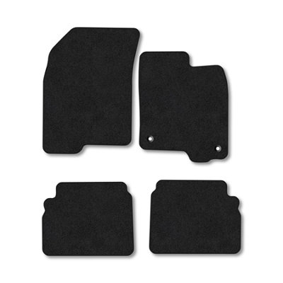 Car Mat Co Chevrolet Aveo (2008-2012) Premium Car Mats Tufted-Pile Carpet Black Trim Tailored Fit Car Accessories Durable Set from B&Q