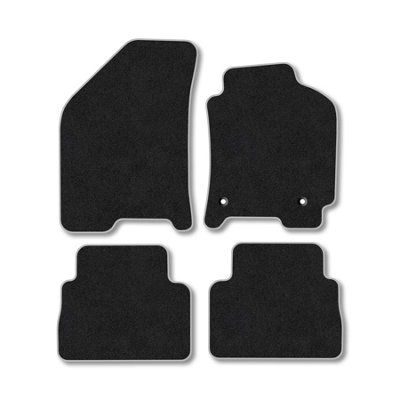 Car Mat Co Chevrolet Lacetti (2004-2011) Premium Car Mats Tufted-Pile Carpet Grey Trim Tailored Fit Car Accessories Durable Set from B&Q