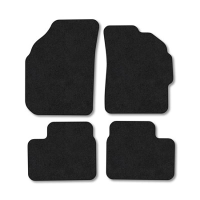 Car Mat Co Chevrolet Matiz (1998-2010) Premium Car Mats Tufted-Pile Carpet Black Trim Tailored Fit Car Accessories Durable Set from B&Q