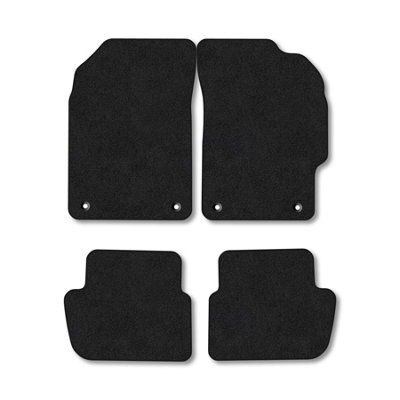 Car Mat Co Chevrolet Spark (2010-2013) Premium Car Mats Tufted-Pile Carpet Black Trim Tailored Fit Car Accessories Durable Set from B&Q