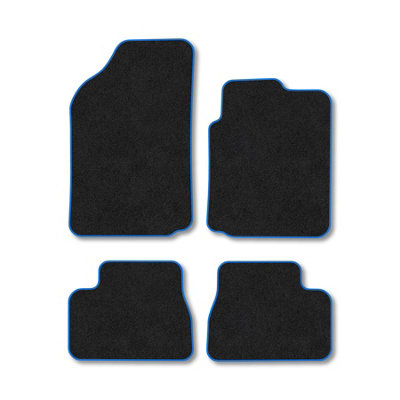 Car Mat Co Citroen C3 (2002-2010) Premium Car Mats Tufted-Pile Carpet Blue Trim Tailored Fit Car Accessories Durable Set from B&Q