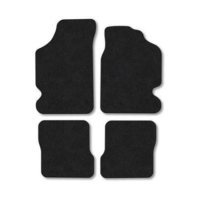 B&Q -  Citroen Saxo (1996-2003) Premium Car Mats Tufted-Pile Carpet Black Trim Tailored Fit Car Accessories Durable Set