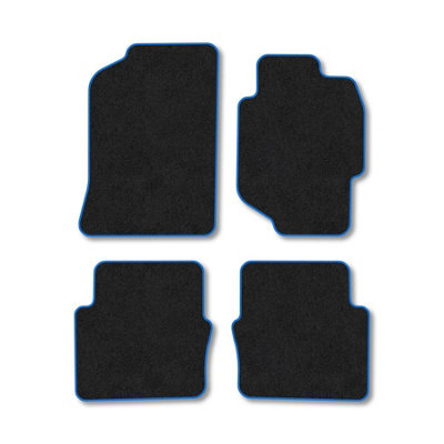 B&Q -  Honda Accord (1998-2003) Premium Car Mats Tufted-Pile Carpet Blue Trim Tailored Fit Car Accessories Durable Set
