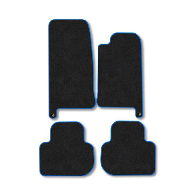 Car Mat Co Jaguar Xj (1994-2004) (Swb) Premium Car Mats Tufted-Pile Carpet Blue Trim Tailored Fit Car Accessories Durable Set from B&Q