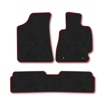 B&Q -  Lexus Rx300 (1998-2003) Premium Car Mats Tufted-Pile Carpet Red Trim Tailored Fit Car Accessories Durable Set