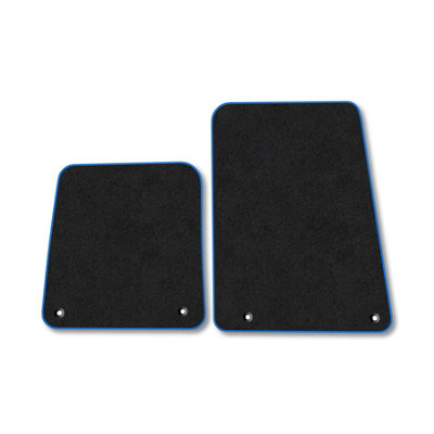 B&Q -  Lotus Elise (2000-2004) Premium Car Mats Tufted-Pile Carpet Blue Trim Tailored Fit Car Accessories Durable Set