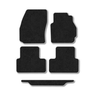 Car Mat Co Mazda 5 (2005-2010) Premium Car Mats Tufted-Pile Carpet Grey Trim Tailored Fit Car Accessories Durable Set from B&Q