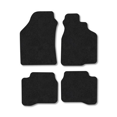 B&Q -  Mazda 323 (1996-1998) Premium Car Mats Tufted-Pile Carpet Black Trim Tailored Fit Car Accessories Durable Set
