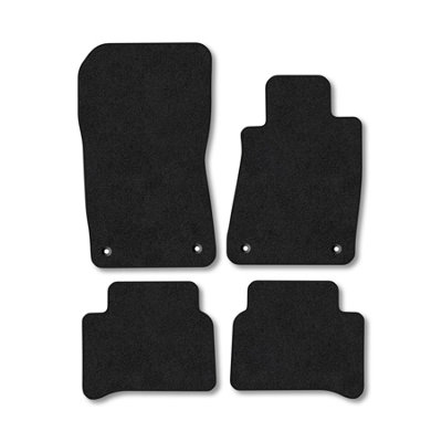 Car Mat Co Mercedes Cls (2005-2011) (C219) Premium Car Mats Tufted-Pile Carpet Black Trim Tailored Fit Car Accessories Durable Set from B&Q