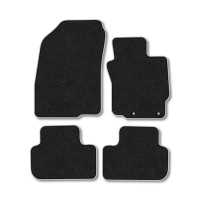 Car Mat Co Mitsubishi Asx (2010+) Premium Car Mats Tufted-Pile Carpet Grey Trim Tailored Fit Car Accessories Durable Set from B&Q